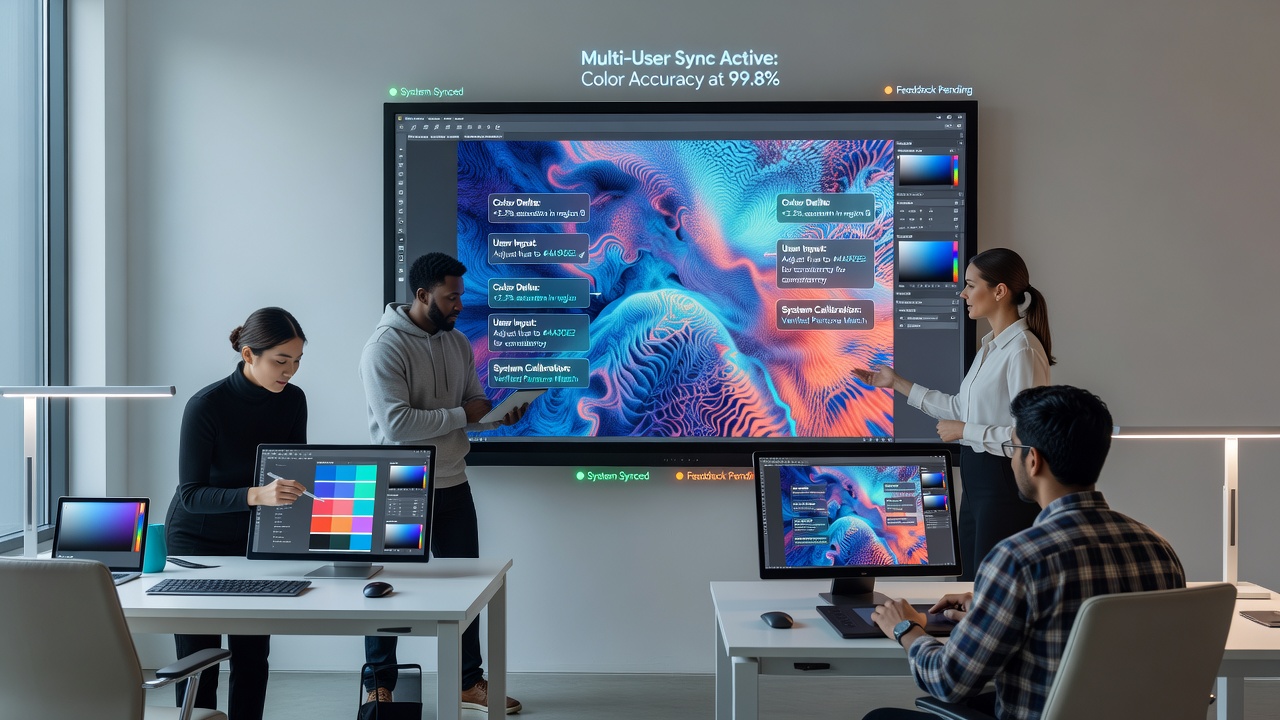 How Integrated Feedback Systems Enhance Color Accuracy in Multi-User Digital Canvas Environments