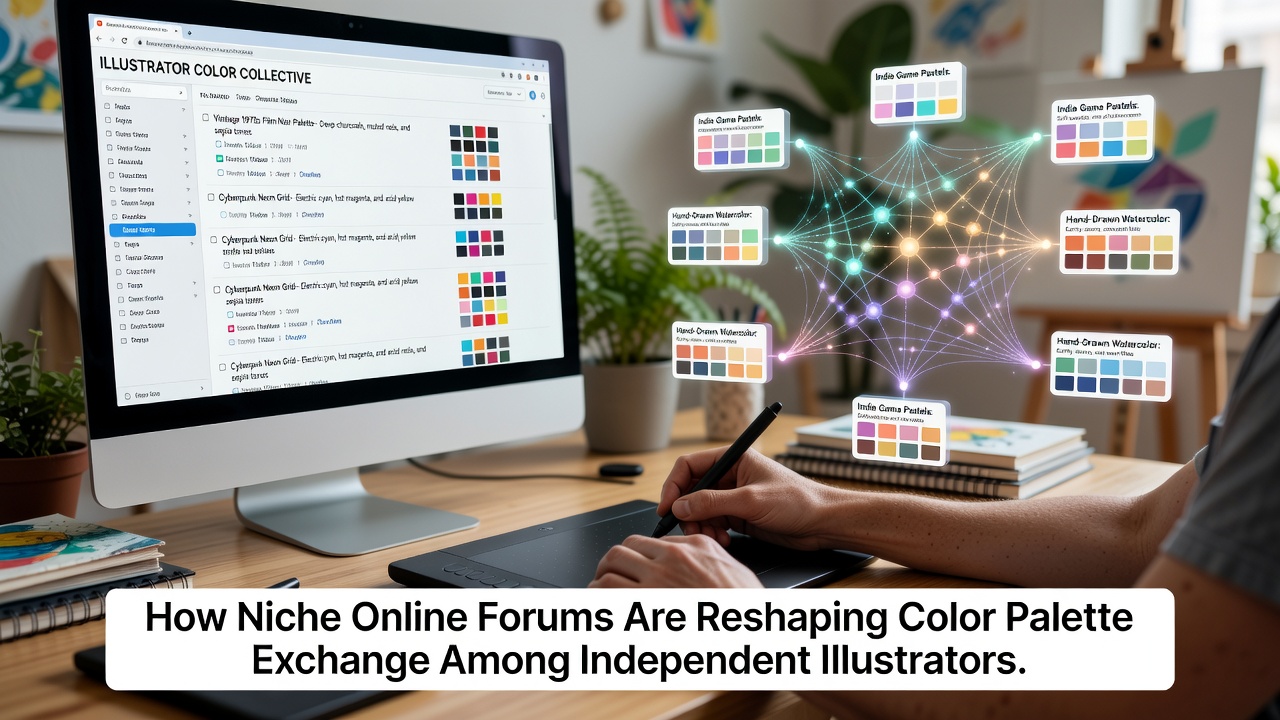How Niche Online Forums Are Reshaping Color Palette Exchange Among Independent Illustrators